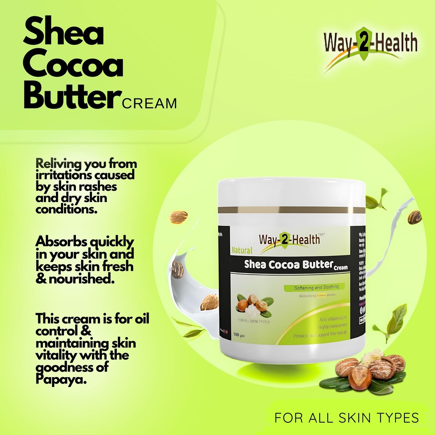 Natural Shea Cocoa Butter Cream